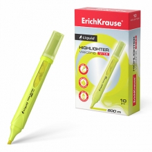 Teksto žymeklis LIQUID VISIOLINE V-14 NEON, ErichKrause, 0.6-4.0mm, geltonos sp