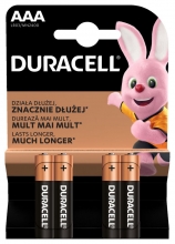 Baterijos Duracell Basic AAA LR03 4vnt