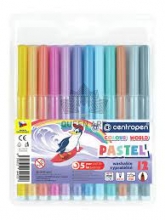 Flomasteriai 12sp.CENTROPEN 7550/12 Pastel