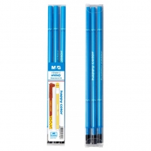 Šerdelės 3vnt.130mm.B serija HAPPY COLOR ( save trinantiems geliniams rašikliams) melynas 0.5mm ištrinamos,