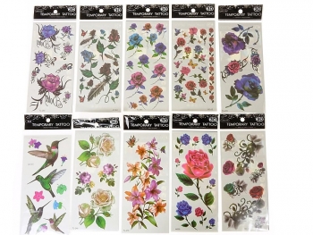 Tatuiruotės Gėlės 19x9 cm.