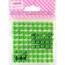 Lipnūs kristalai deVENTE, 4mm, 80vnt, plastikiniai, turkio spalvos