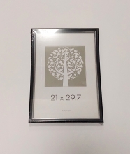 Rėmelis 21x29,7cm 1303207 juodas su sidabru