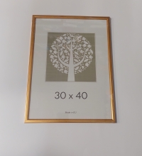 Rėmelis 30x40cm AURA 1303404 auksinės spalvos