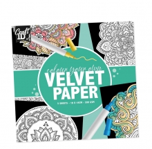 Spalvinimo knygelė, velvetinė, 5 lapai