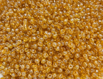 Biseris 20g, 3.6mm, orandžinis skaidrus blizgus (109)