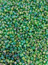 Biseris 20g, 3.6mm, žalias chameleonas blizgus (167)