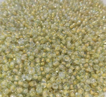 Biseris 20g, 3.6mm, žalsvai galtonas blizgus (202)