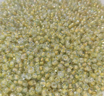 Biseris 20g, 3.6mm, žalsvai galtonas blizgus (202)