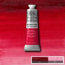 Aliejiniai dažai Winton 37ml raudona tamsi permanentine