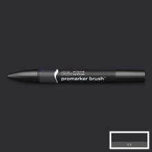 Promarket brush markeris juodas XB