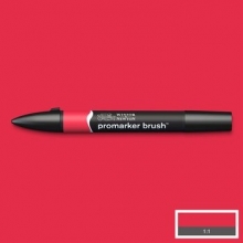 Promarket brush markeris raudona sp