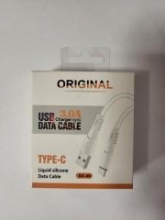 Kabelis USB <-> Type-C 1m 3A