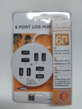 Šakotuvas USB x 8-lizdų