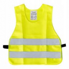Liemenė su atšvaitais M, (8-12m.) geltona