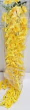 Plastmasinė gėlė-girlianda, geltonos spalvos