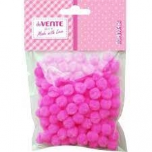 Kailiniai kamuoliukai deVente, 8mm, 120 vnt, rožinės spalvos