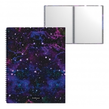 Aplankas su spirale ir įmautėmis ErichKrause® Purple Stardust A4, 20 įmaučių