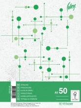 Sąsiuvinis College Circles, A5, 50 lapų, su spirale šone, linijomis