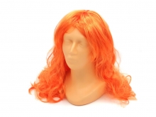 Plaukų perukas ryškiai orandžinės spl.