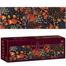 Dėlionė 1000det panorama Flowers 2, INTERDRUK
