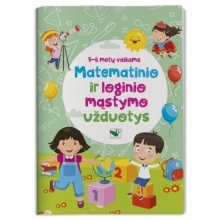 Matematinio ir loginio mąstymo užduotys 5-6 metų vaikams