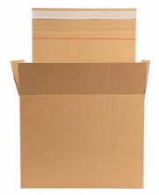 Pakavimo dėžė su lipnia juostele, 285x190x180 150mm