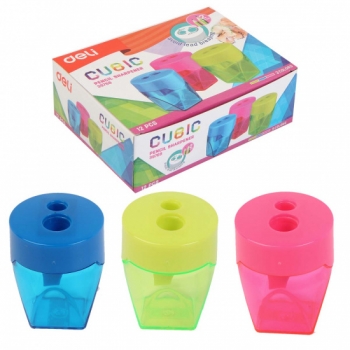 Drožtukas 2-jų geležčių Cubic Deli su konteineriu įv.spalvų