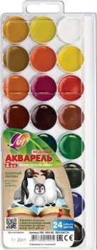 Akvareliniai dažai Luch 