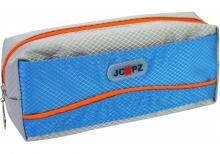 Penalas JCPZ, 200x85x45 mm, su dviem skyriais pilkos mėlynos spalvos