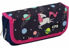 Penalas CFS COOLForScool 215x90x50 mm, su trimis skyriais, mėlynas