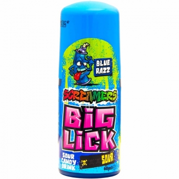 Saldainis skystas rūgštus laižomas ,gervuogių skonio 60ml.