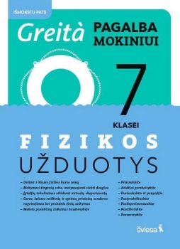 Fizikos TESTAI 7 kl. greita pagalba mokiniui