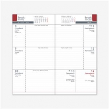 Darbo knyga MIDI MEMORY 90x168mm juoda 2026m