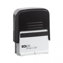 Antspaudas Printer C30 juodas korpusas, COLOP