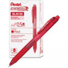 Rašiklis automatinis PENTEL BLN105 , 0,5 mm raudonos sp.