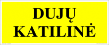 Lipdukas Dujų katilinė 250x130mm PV