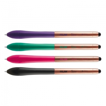 Tušinukas MILAN Stylus Copper 1,0mm mėlynas, išsukamas