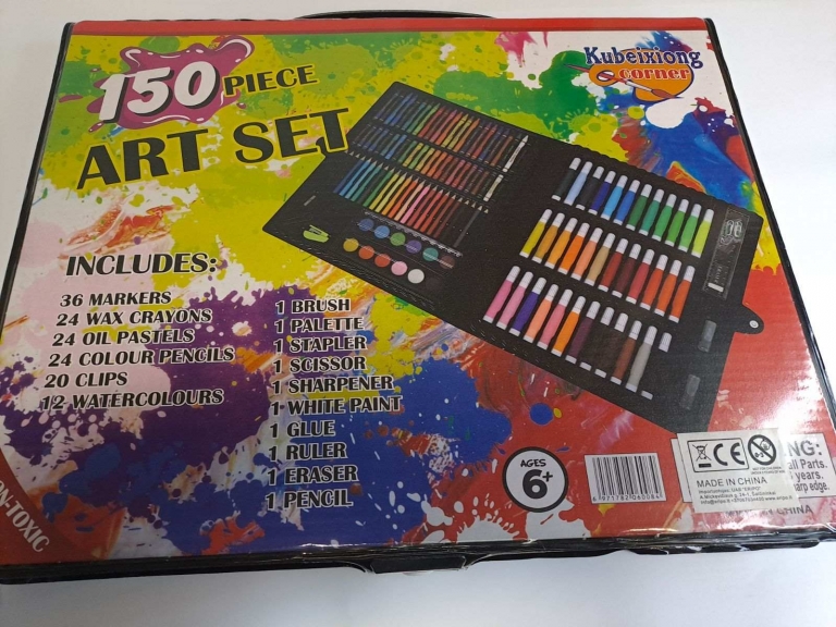 Rinkinys kūrybai ART SET 150 dalių
