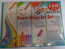 Rinkinys kūrybai SUPER MEGA ART SET 168 dalių