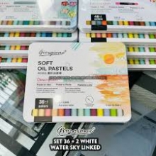 Aliejinė pastelė 36+2 spalvos, metalinėje dėžutėje