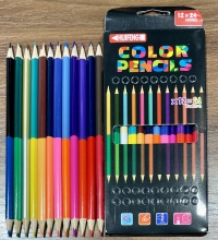 Dvipusiai spalvoti pieštukai Star Color 12=24sp.