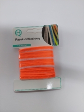 Juostelė blizganti neoninė oranžinė 1.3cm 2m
