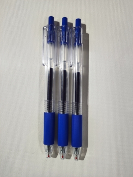 Automatinis gelinis rašiklis 0.5mm. mėlynas