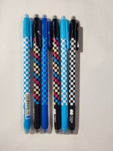 Gelio rašiklis Happy Color Skate 0.5mm save trinantis, mėlynas HA 4120 01SK-3