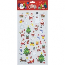 Lipdukai dekoraciniai Kalėdos, 1 lapelis 20x10 cm