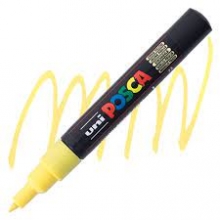 Markeris POSCA PC-1M šiaudų geltona Nr.73