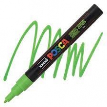 Markeris POSCA PC-3M vidutiniškai žalia Nr.72