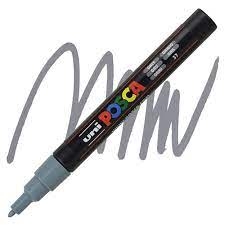 Markeris POSCA PC-3M pilka Nr.37