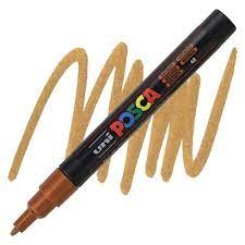 Markeris POSCA PC-3M bronzinė Nr.42